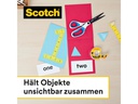 Scotch Doppelseitiges Klebeband 12 mm x 33 m, Transparent