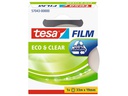 tesa Klebeband Eco&amp;Clear 19 mm x 33 m, Transparent