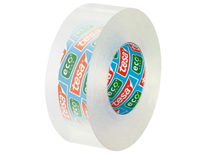 tesa Klebeband Eco&amp;Clear 19 mm x 33 m, Transparent