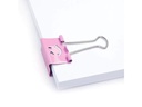 Rapesco Papierklemme Foldback Emojis 32 mm, Rosa