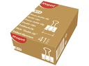 maped Papierklemme 41 mm 12 Stück, Schwarz