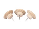 Legamaster Reissnägel Push Pins Holz, 25 Stück