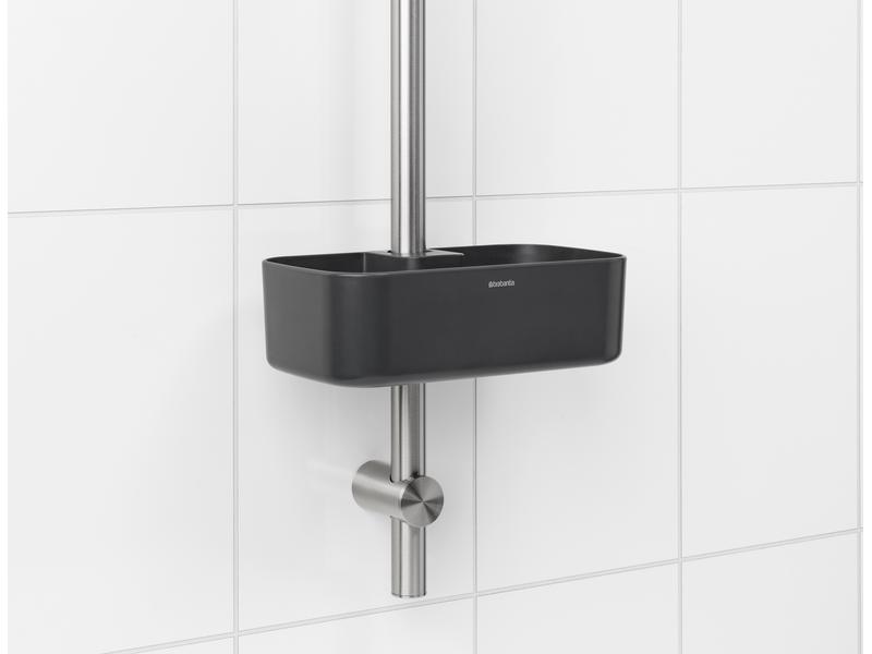 Brabantia Duschmittelhalter 13.3 x 24.4 cm, Schwarz