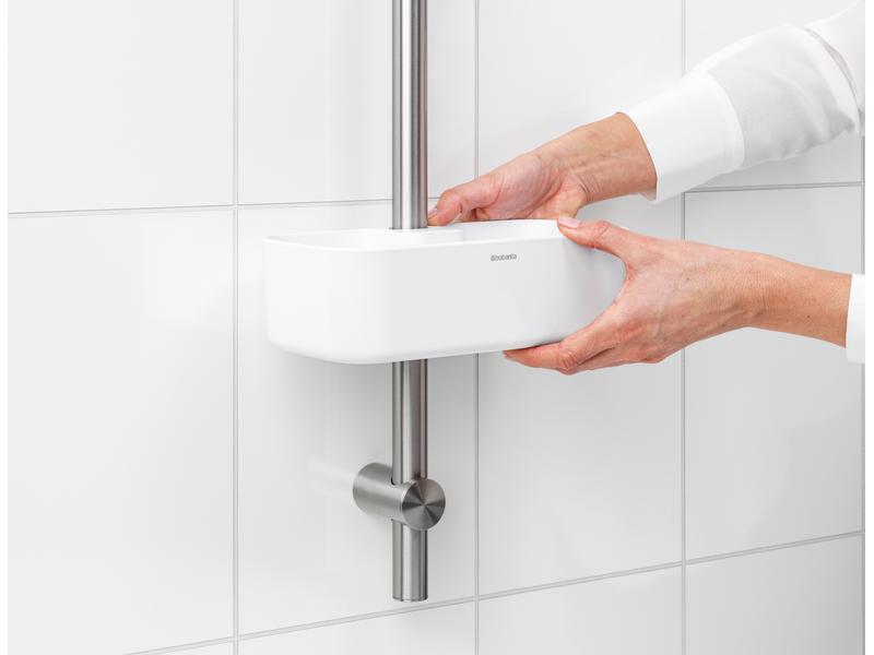 Brabantia Duschmittelhalter 13.3 x 24.4 cm, Weiss