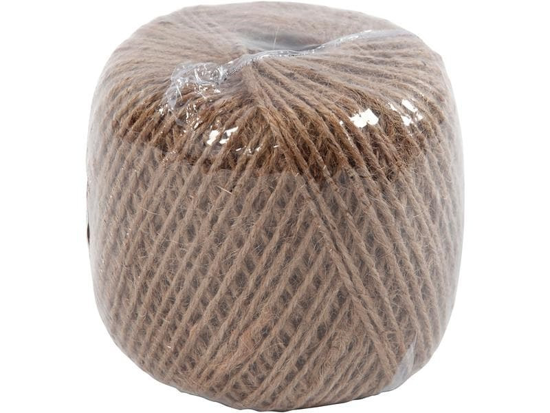 Creativ Company Kordel Naturgarn, 2 mm, 180 m, 1 Rolle
