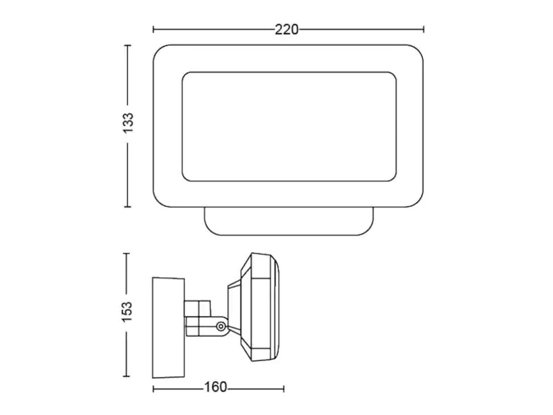 Philips Hue Aussenstrahler Discover 17435/30/P7
