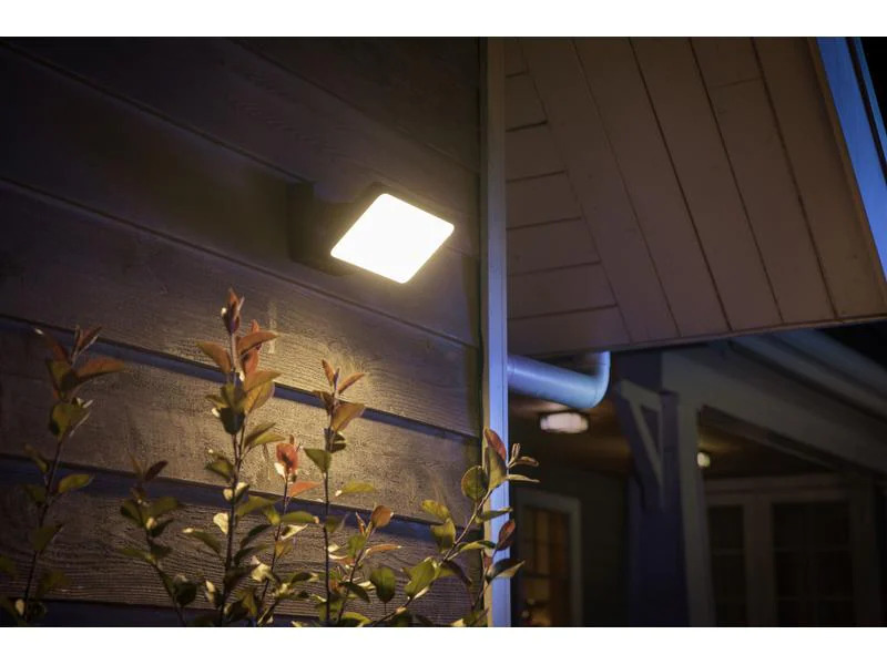 Philips Hue Aussenstrahler White, Welcome, Schwarz