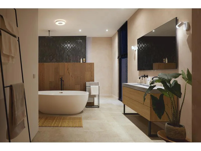 Philips Hue Badezimmerleuchte White &amp; Color Ambiance, Xamento M, BT