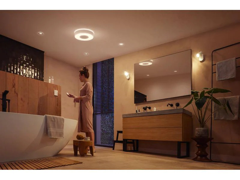 Philips Hue Badezimmerleuchte White &amp; Color Ambiance, Xamento M, BT