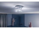 Philips Hue Badezimmerleuchte White Ambiance Adore, 3 x GU10, Weiss, BT