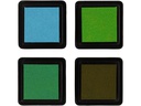 Creativ Company Stempelkissen Ink Pad Blau, Grün
