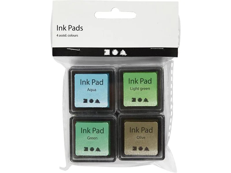 Creativ Company Stempelkissen Ink Pad Blau, Grün