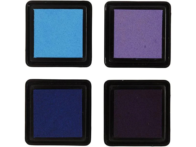 Creativ Company Stempelkissen Ink Pad Blau, Lila
