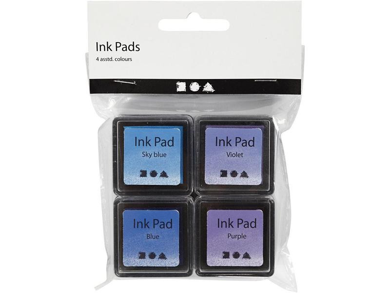 Creativ Company Stempelkissen Ink Pad Blau, Lila