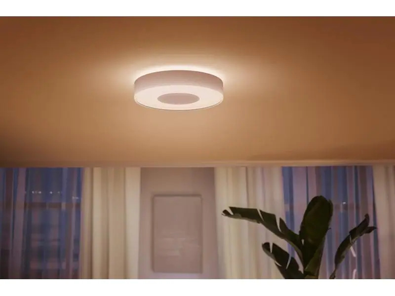 Philips Hue Deckenleuchte White &amp; Color Ambiance, Infuse M, Weiss, BT