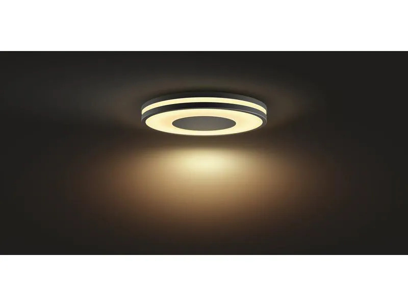 Philips Hue Deckenleuchte White Ambiance Being, Ø 34.8 cm, Schwarz, BT