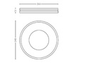 Philips Hue Deckenleuchte White Ambiance Being, Ø 34.8 cm, Weiss, BT