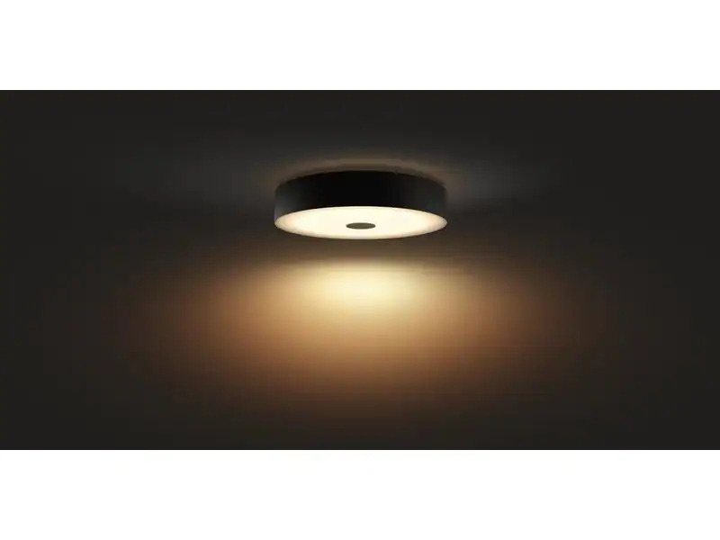 Philips Hue Deckenleuchte White Ambiance Fair, Ø 44.4 cm, Schwarz, BT