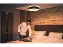 Philips Hue Deckenleuchte White Ambiance Fair, Ø 44.4 cm, Schwarz, BT