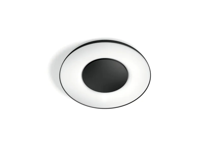 Philips Hue Deckenleuchte White Ambiance Still, Ø 39.1 cm, Schwarz, BT