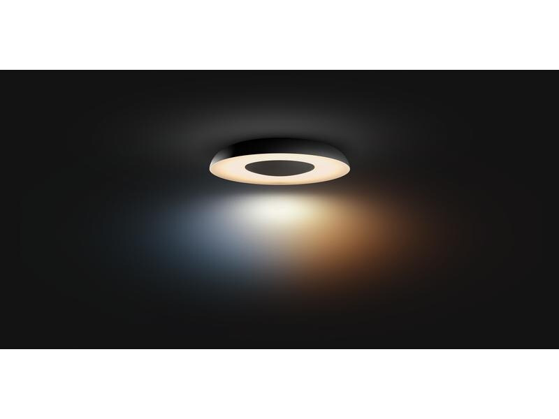 Philips Hue Deckenleuchte White Ambiance Still, Ø 39.1 cm, Schwarz, BT