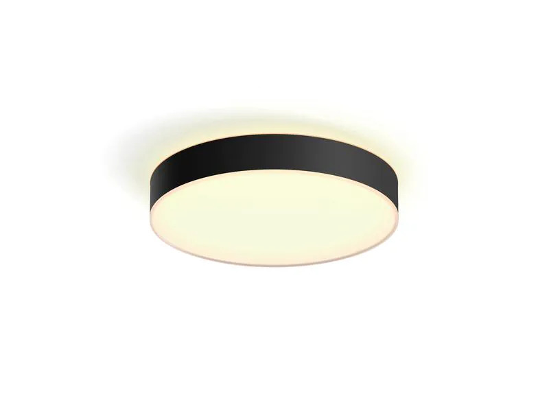 Philips Hue Deckenleuchte White Ambiance, Enrave L, Schwarz, Bluetooth