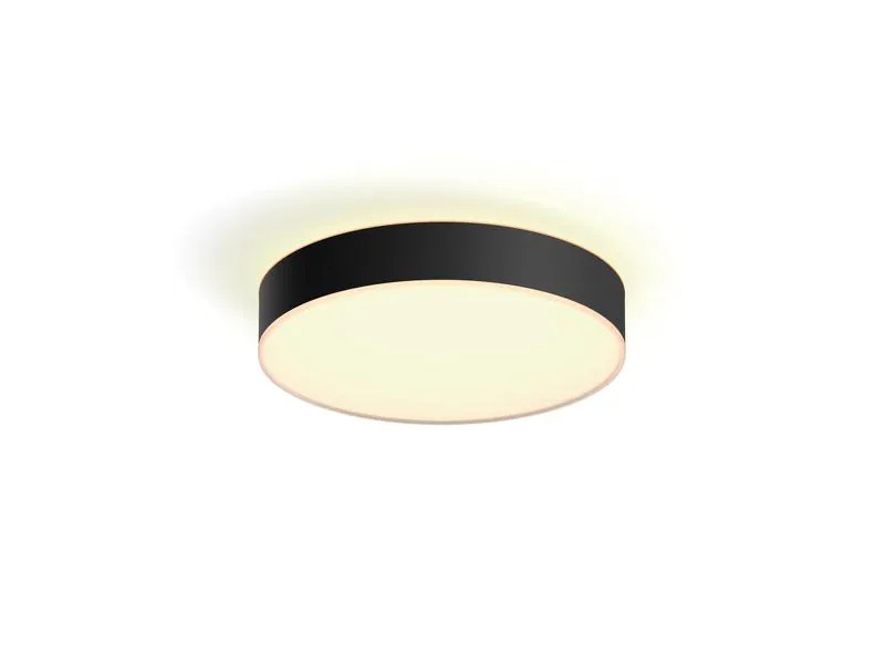 Philips Hue Deckenleuchte White Ambiance, Enrave M, Schwarz, Bluetooth