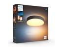 Philips Hue Deckenleuchte White Ambiance, Enrave M, Schwarz, Bluetooth