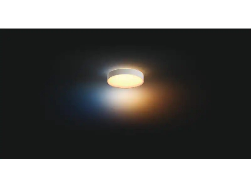Philips Hue Deckenleuchte White Ambiance, Enrave M, Weiss, Bluetooth