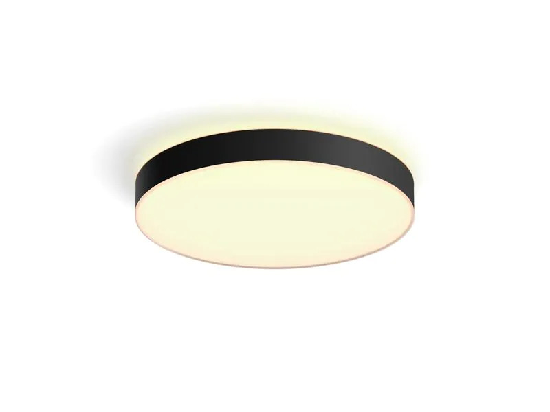 Philips Hue Deckenleuchte White Ambiance, Enrave XL, Schwarz, Bluetooth