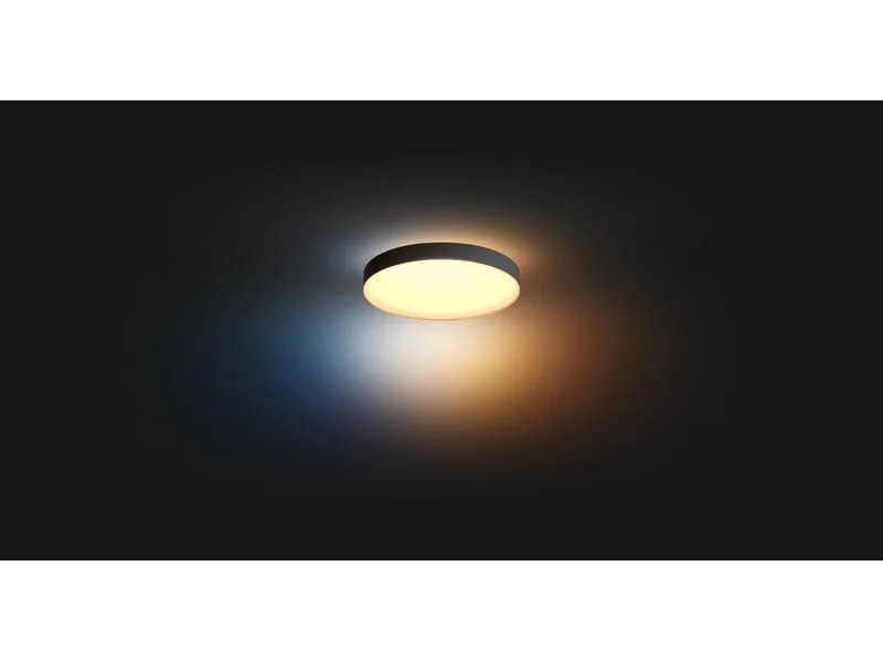 Philips Hue Deckenleuchte White Ambiance, Enrave XL, Schwarz, Bluetooth