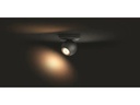 Philips Hue Deckenspot White Ambiance, Buckram, 1 x GU10, Schwarz, BT