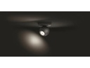 Philips Hue Deckenspot White Ambiance, Buckram, 1 x GU10, Schwarz, BT