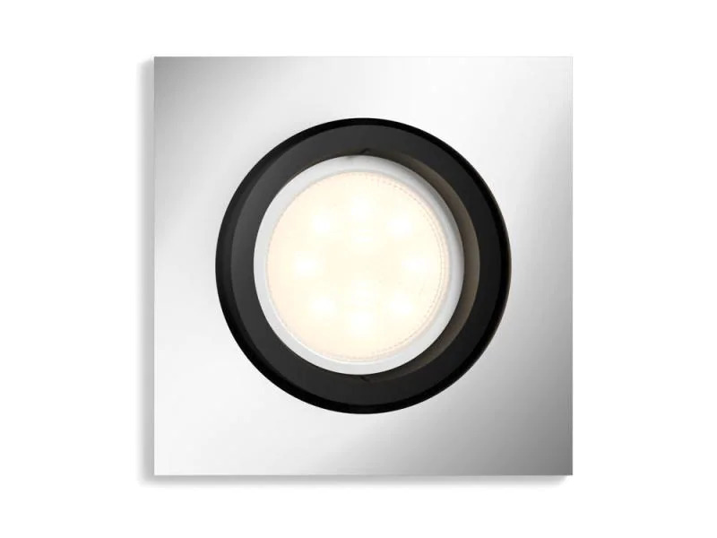 Philips Hue Einbauspot Milliskin 50421/48/P7 GU10 Schwarz
