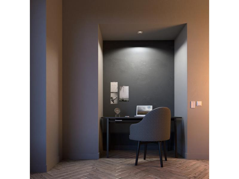 Philips Hue Einbauspot Milliskin 50421/48/P7 GU10 Schwarz