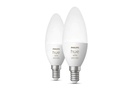 Philips Hue Leuchtmittel White &amp; Color Ambiance, E14, 2 Stück, Bluetooth