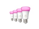 Philips Hue Leuchtmittel White &amp; Color Ambiance, E27, 4 Stück, Bluetooth