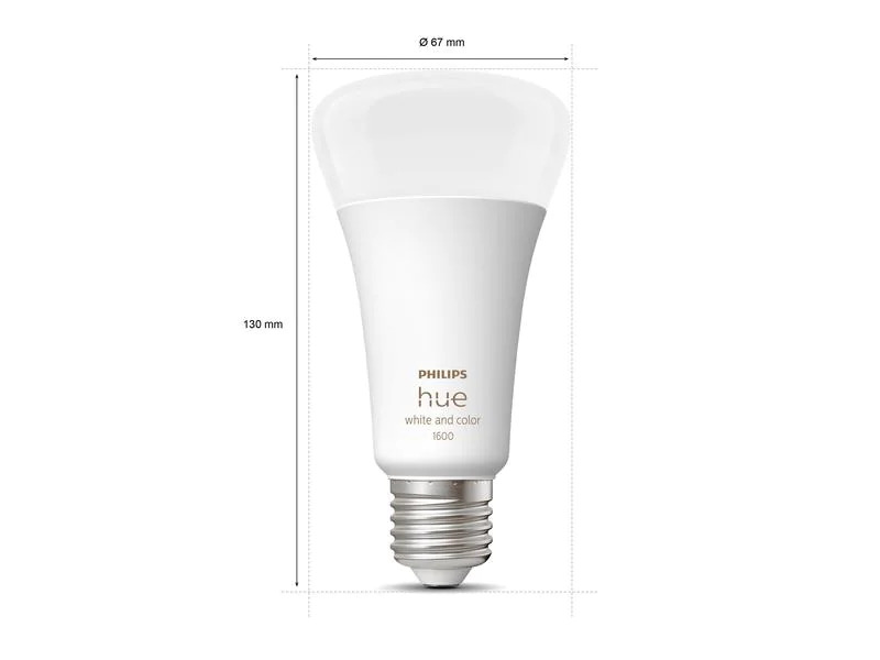 Philips Hue Leuchtmittel White &amp; Color Ambiance, E27, Bluetooth