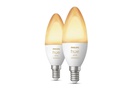 Philips Hue Leuchtmittel White Ambiance, E14, 2 Stück, Bluetooth