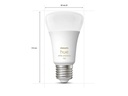 Philips Hue Leuchtmittel White Ambiance, E27, 2 Stück, Bluetooth