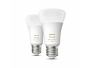 Philips Hue Leuchtmittel White Ambiance, E27, 2 Stück, Bluetooth