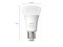 Philips Hue Leuchtmittel White Ambiance, E27, 2 Stück, Bluetooth