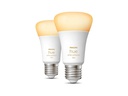 Philips Hue Leuchtmittel White Ambiance, E27, 2 Stück, Bluetooth
