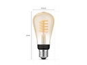 Philips Hue Leuchtmittel White Ambiance, E27, Filament, Edison, BT
