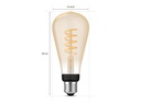 Philips Hue Leuchtmittel White Ambiance, E27, Filament, Giant Edison, BT