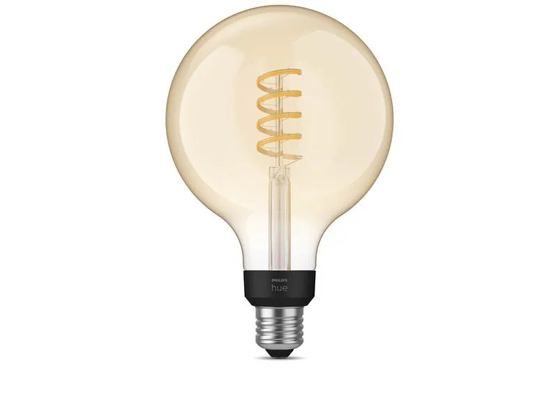 Philips Hue Leuchtmittel White Ambiance, E27, Filament, Giant Globe, BT