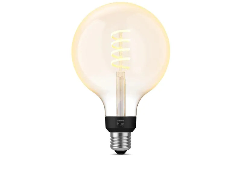 Philips Hue Leuchtmittel White Ambiance, E27, Filament, Giant Globe, BT