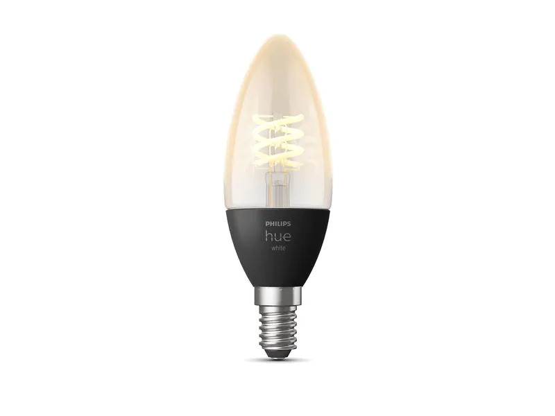 Philips Hue Leuchtmittel White, 4.5 W, E14, Filament, Bluetooth