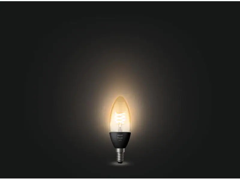 Philips Hue Leuchtmittel White, 4.5 W, E14, Filament, Bluetooth