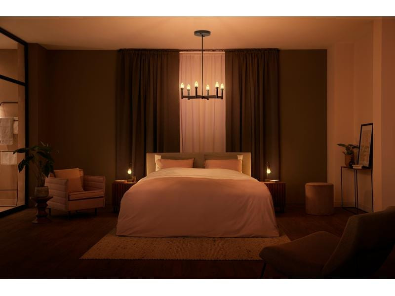 Philips Hue Leuchtmittel White, 4.5 W, E14, Filament, Bluetooth